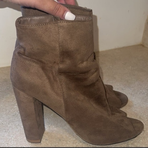 Taupe Booties - Picture 1 of 3